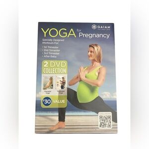 Gaiam Yoga for pregnancy 2 DVD collection prenatal yoga postnatal yoga